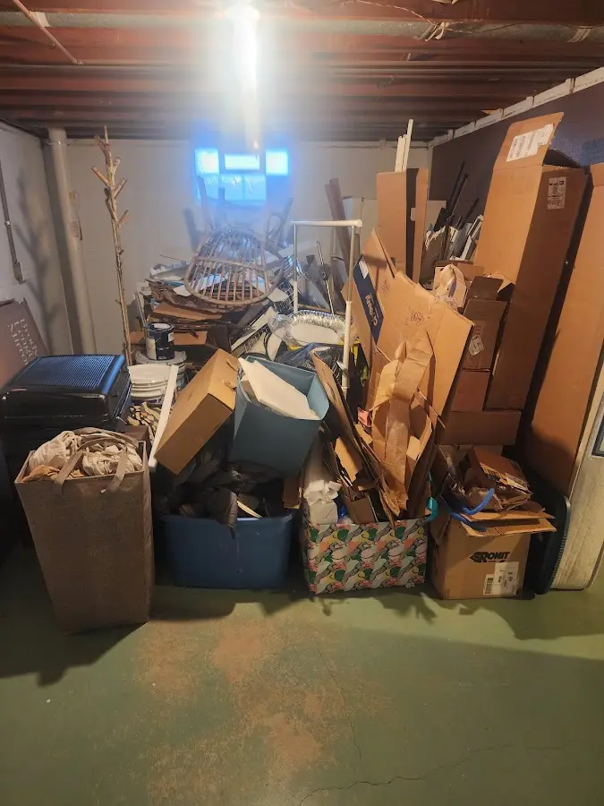 Roll-off dumpster container at job site for 20 Yard Dumpster Rental in Robstown